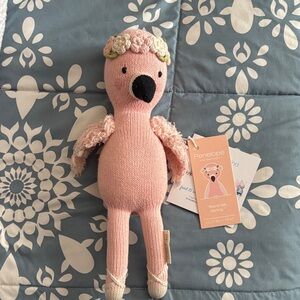 Cuddle + Kind Little 13” Penelope the Flamingo handknit Doll